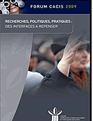 Les couvertures des cahiers du Forum CACIS 2009
