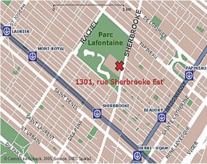 carte Centre Léa Roback